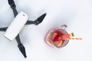 white drone