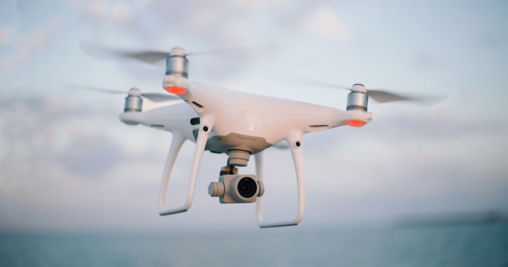 drone flying